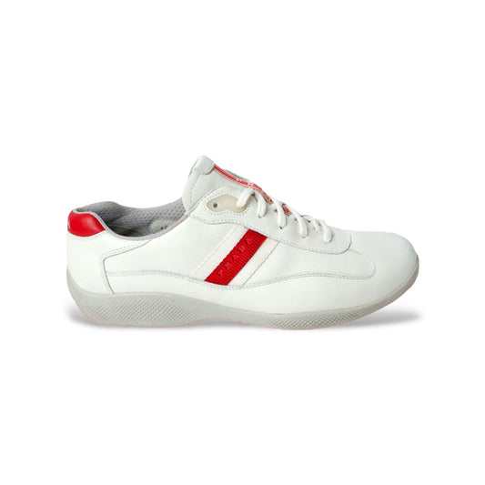 PRADA AMERICA’S CUP WHITE/RED LEATHER (US9.5/EU43.5)