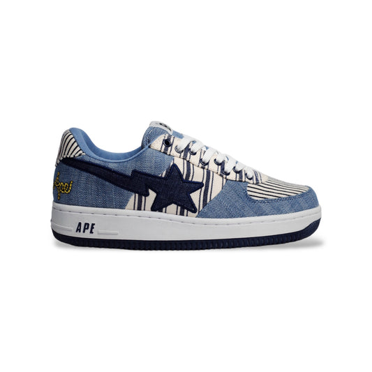 2008 A BATHING APE DENIM BAPESTA (US9/EU42.5)