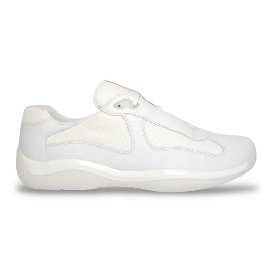 PRADA AMERICA'S CUP ALL WHITE LEATHER (US12.5/EU46.5)