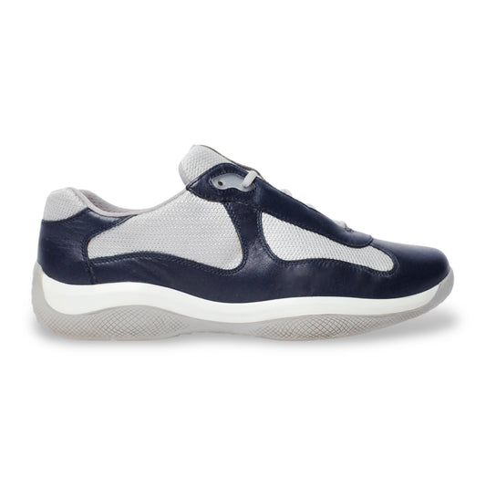 PRADA AMERICA'S CUP NAVY LEATHER (US11/EU45)
