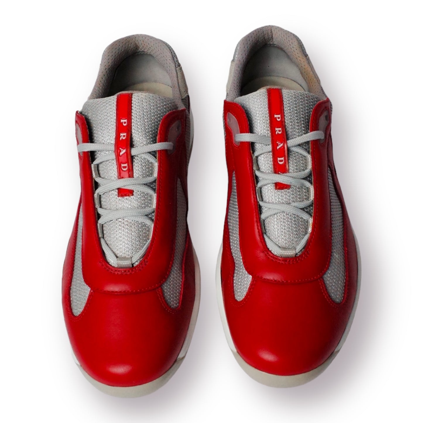 PRADA AMERICA’S CUP RED LEATHER (US11/EU45)