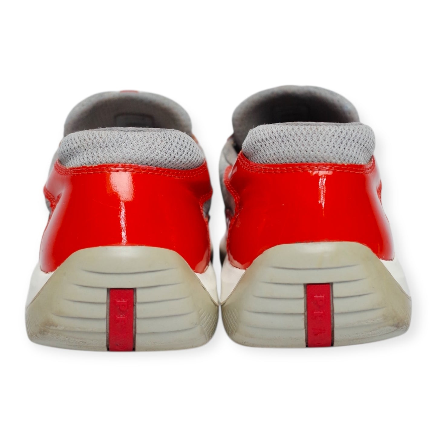 PRADA AMERICA'S CUP ORANGE PATENT LEATHER (US13/EU47)