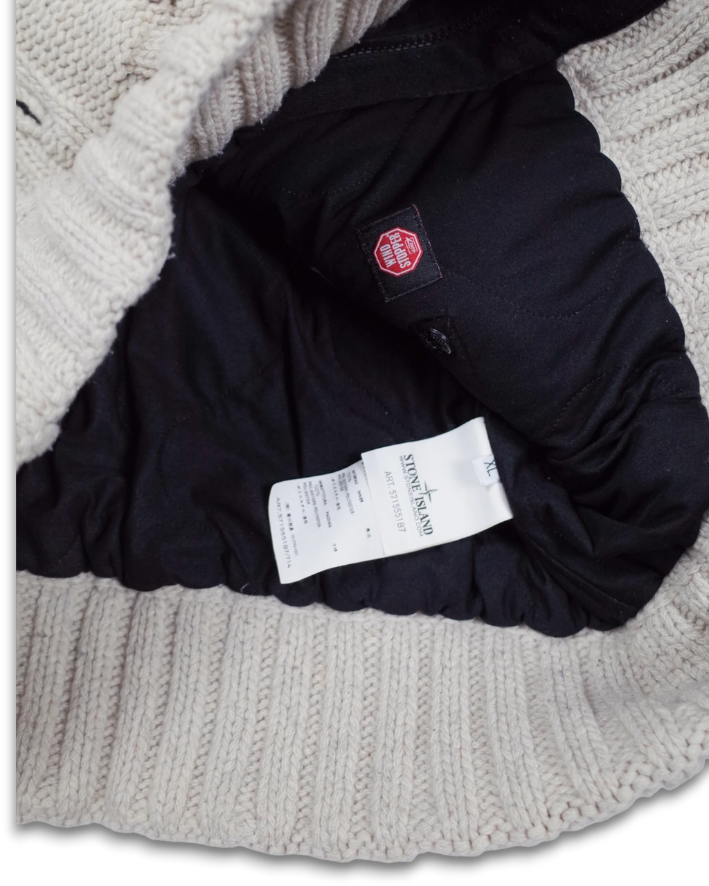 CABLE KNIT WINDSTOPPER