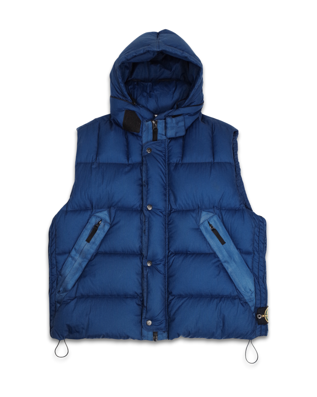 MESH BADGE DOWN VEST