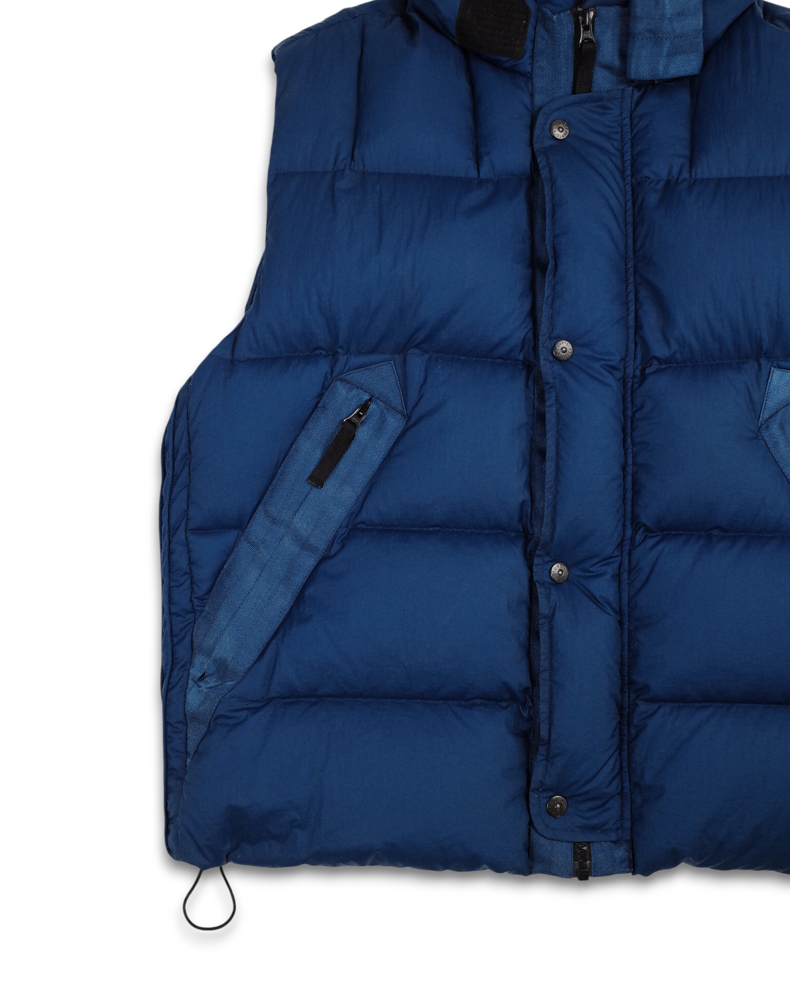 MESH BADGE DOWN VEST