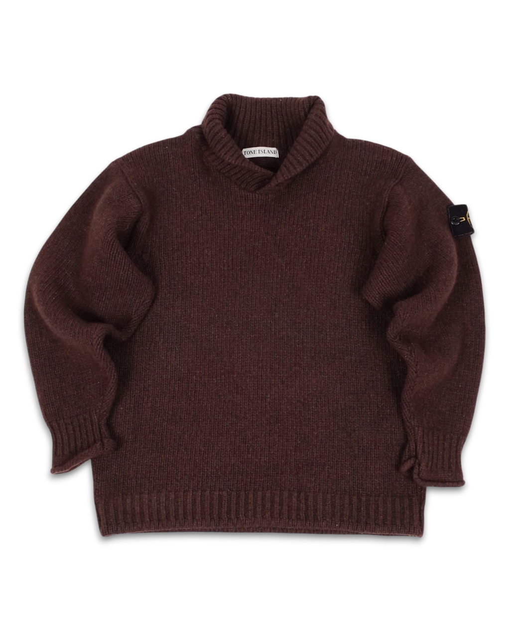 FOLD COLLAR KNIT