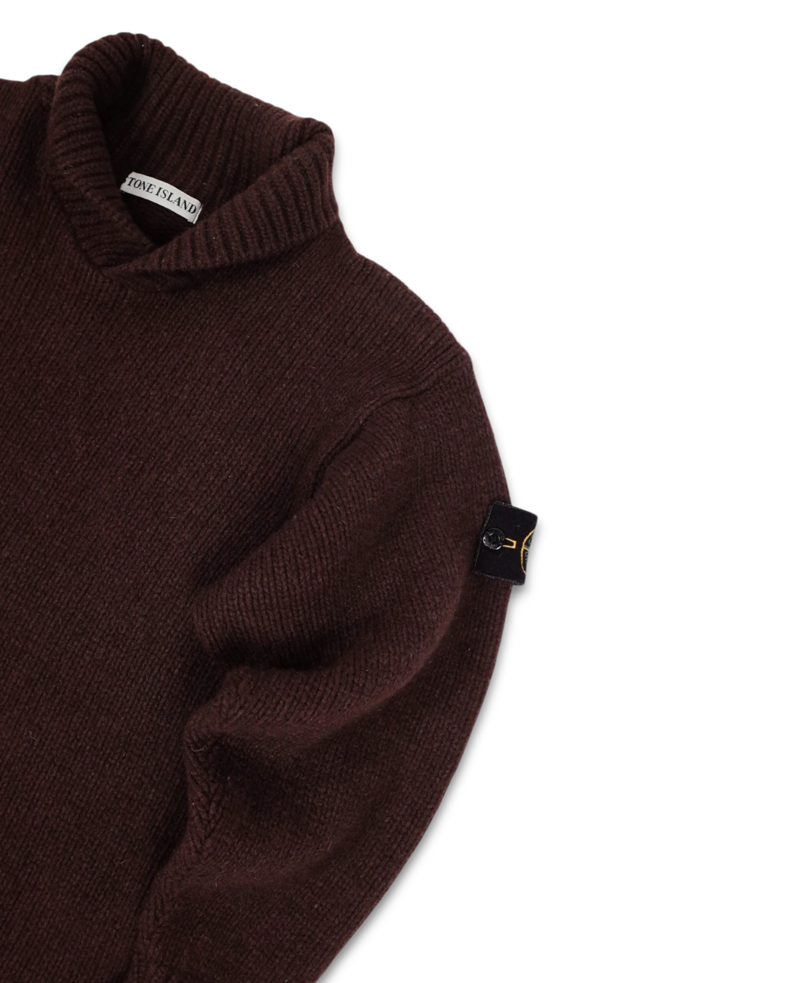 FOLD COLLAR KNIT