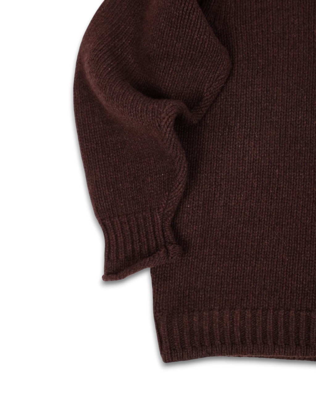 FOLD COLLAR KNIT