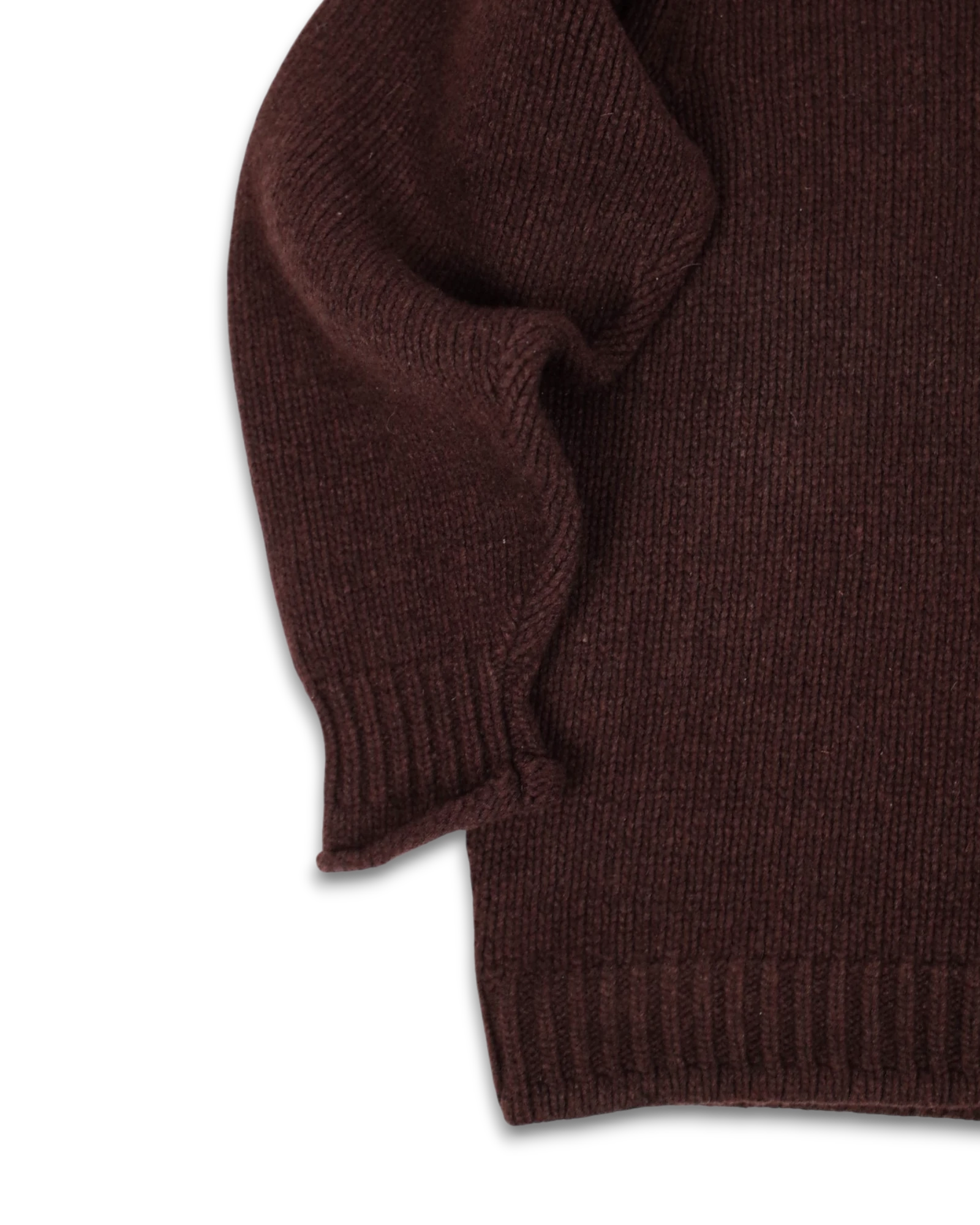 FOLD COLLAR KNIT