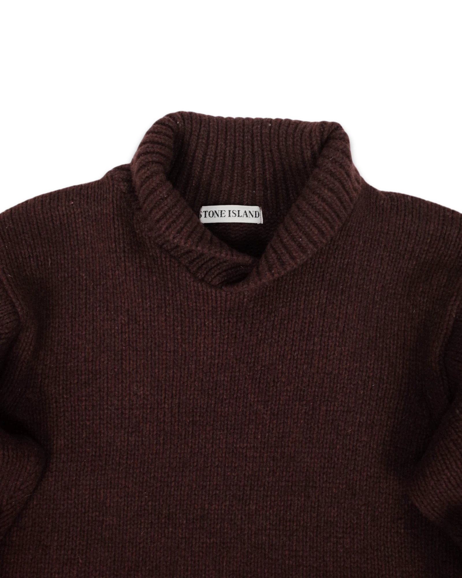 FOLD COLLAR KNIT