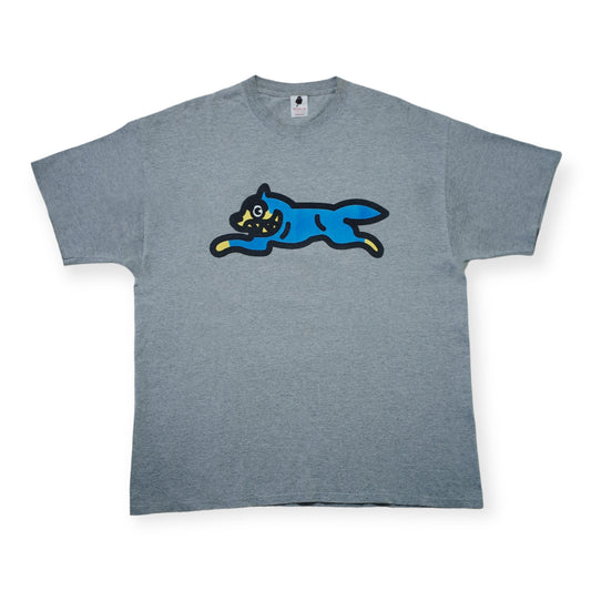 BBC ICECREAM RUNNING DOG TEE BLUE ON GREY (XL)